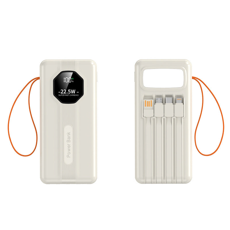 Portable fast charging power bank with multifunctional USB connector Bowlift