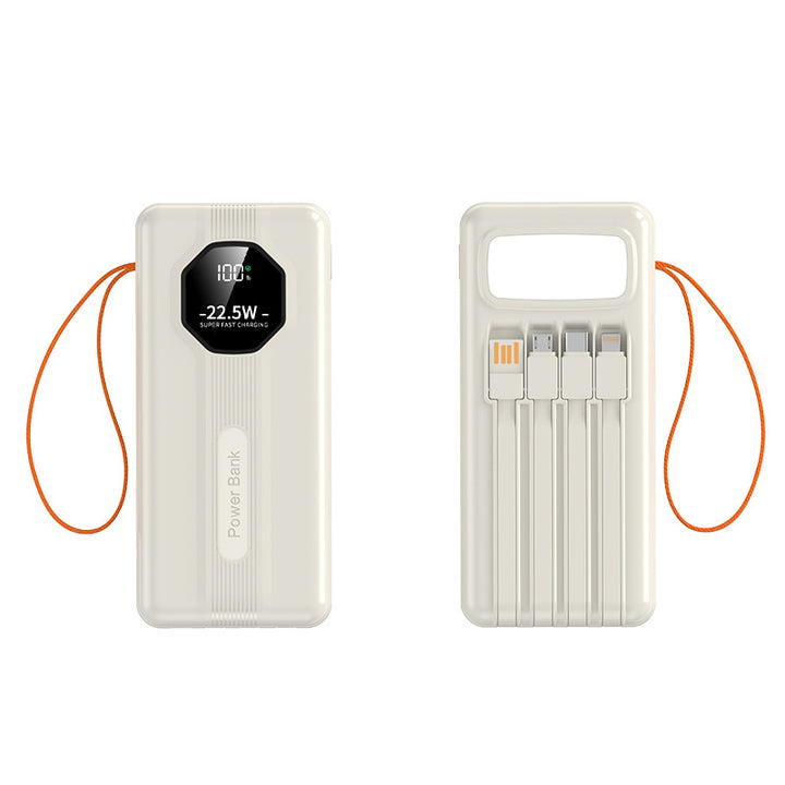 Portable fast charging power bank with multifunctional USB connector Bowlift