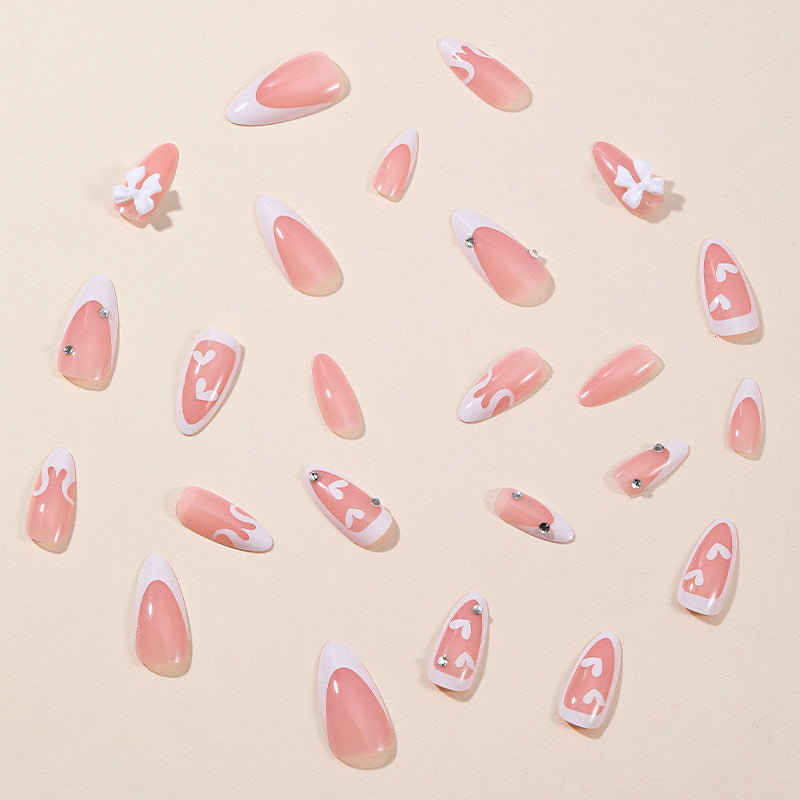 Heart-Inspired 3D Nail Art Design Bowlift