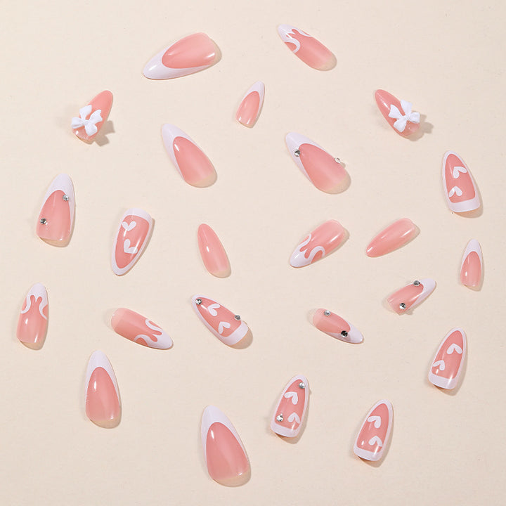 Heart-Inspired 3D Nail Art Design Bowlift