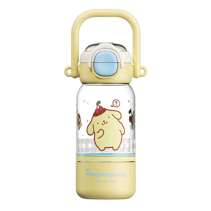Women’s water bottle with cute animal design and sturdy carrying handle Bowlift