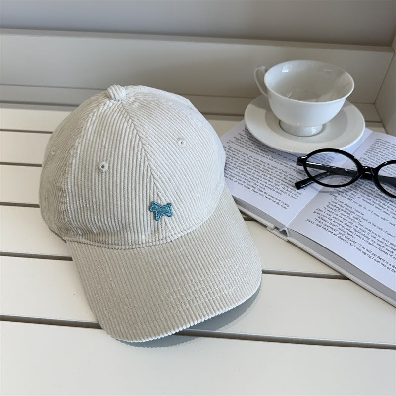 Women's Corduroy Baseball Cap Bowlift