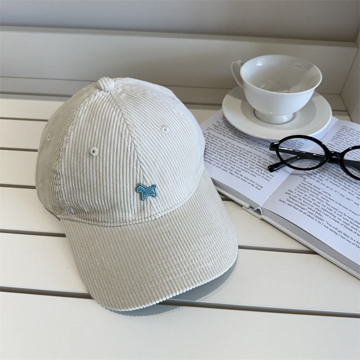 Women's Corduroy Baseball Cap Bowlift