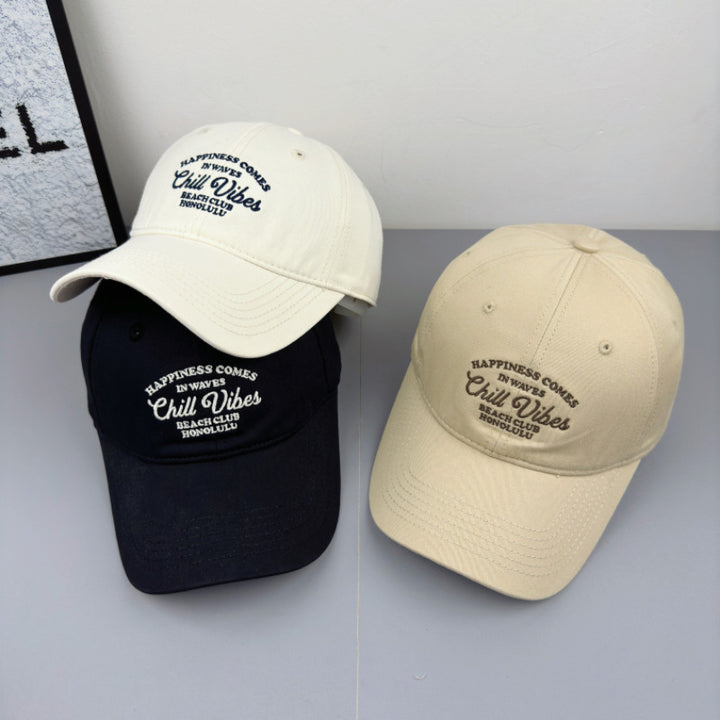 Men's Embroidered Chill Vibes Baseball Cap Bowlift