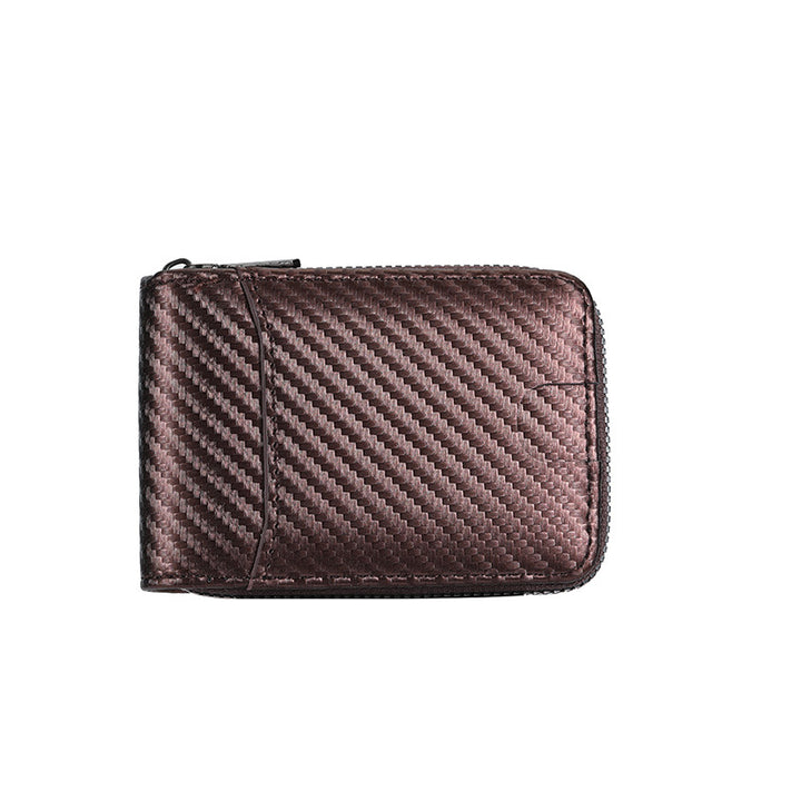 Carbon Fiber Zip-Around Wallet Bowlift