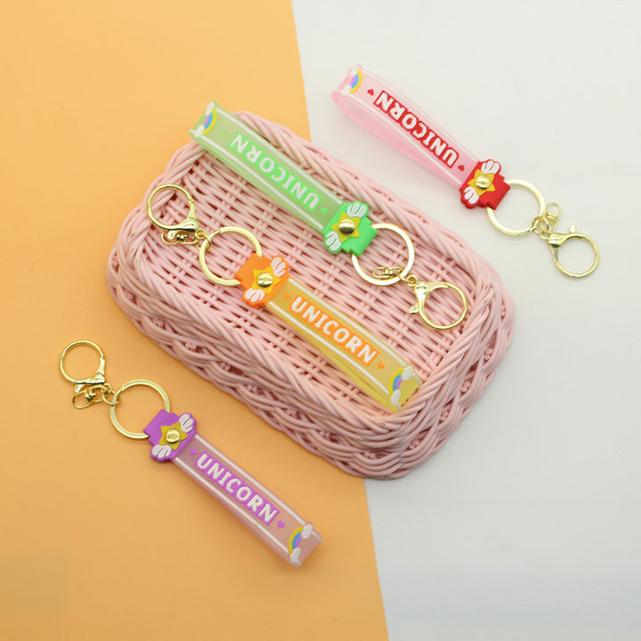 Unisex keychain in unicorn design Bowlift