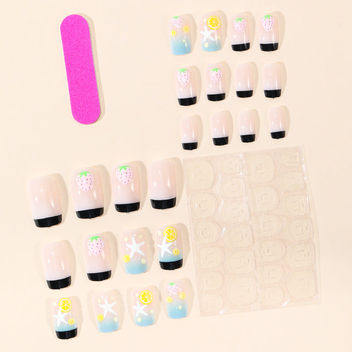 Tropical Beach-Themed Nail Art Kit Bowlift