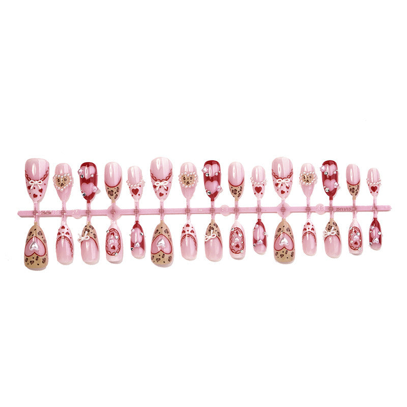 Creative Nail Art Set with Cute Heart and Bow Designs Bowlift