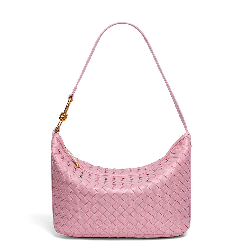 Textured Braided Handbag Bowlift