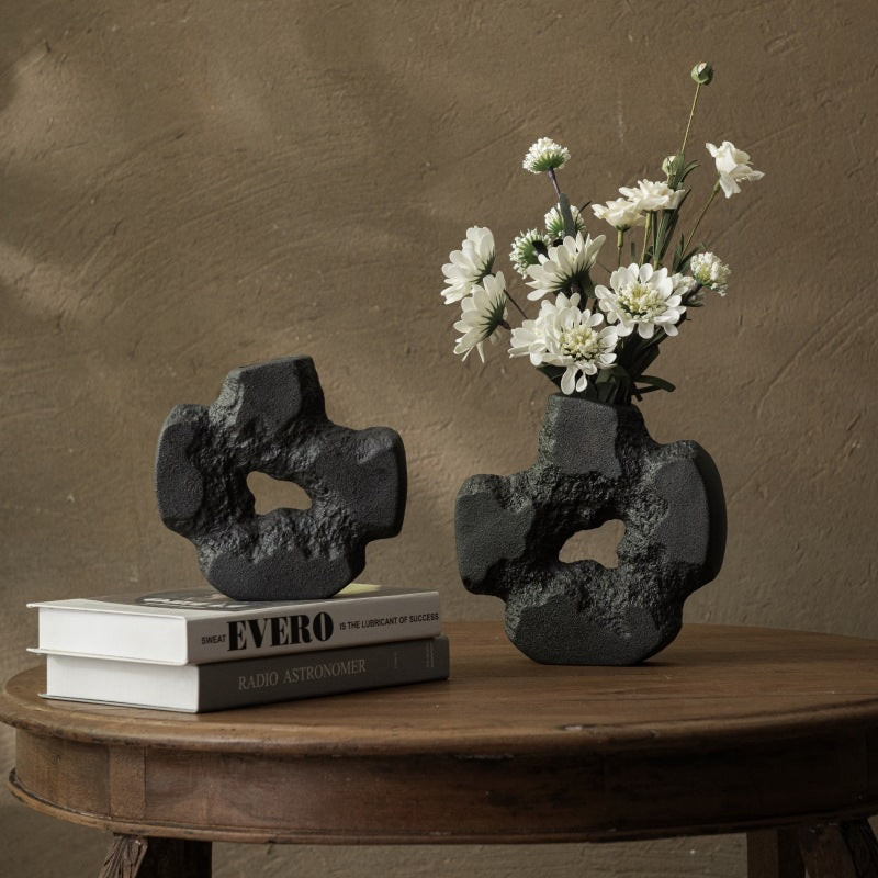 Artistic Abstract Ceramic Sculpture