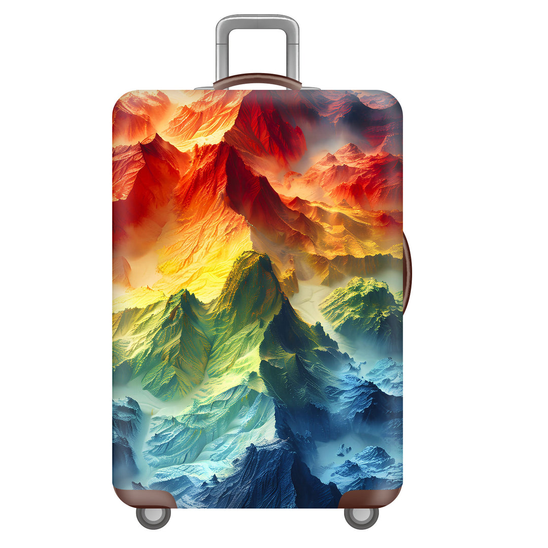 Unisex nan robust hard-shell suitcase with artistic face portrait print and 360° wheels Bowlift