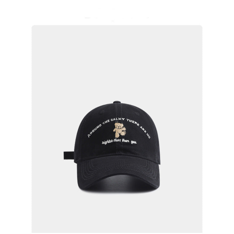 Cute Teddy Bear Embroidered Cap