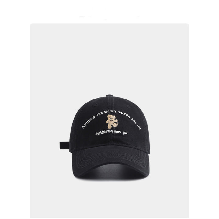 Cute Teddy Bear Embroidered Cap