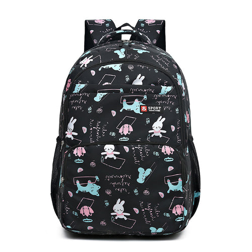 Playful Cartoon Animal-Themed Backpack