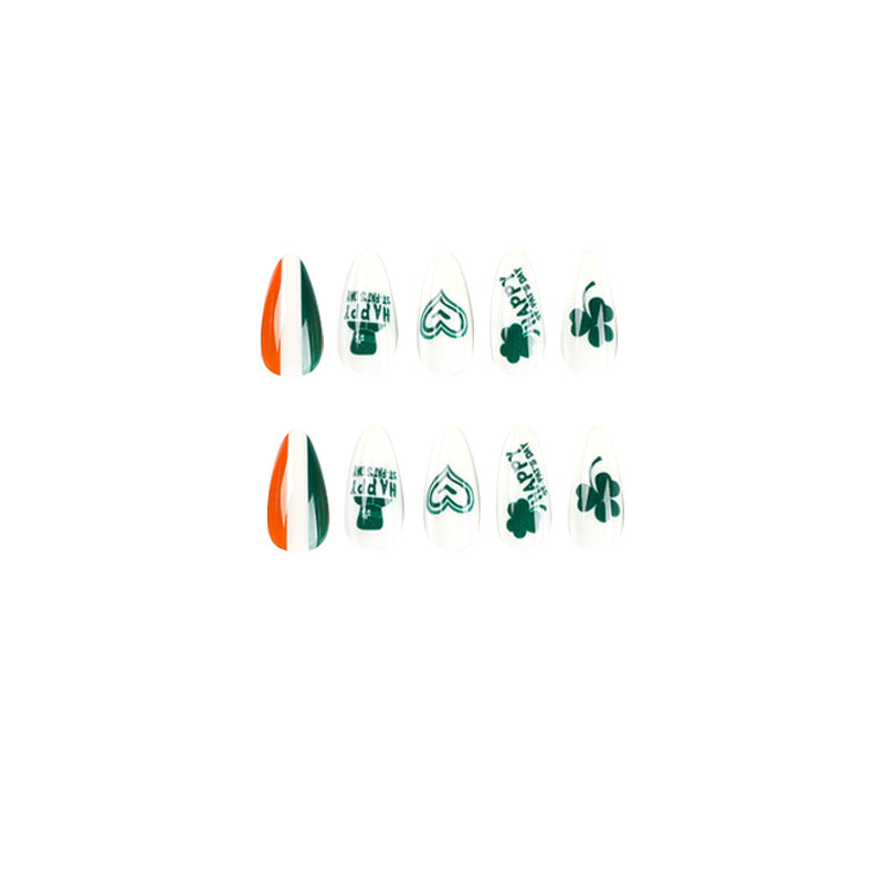 Trendy Nail Art in Irish Style Bowlift