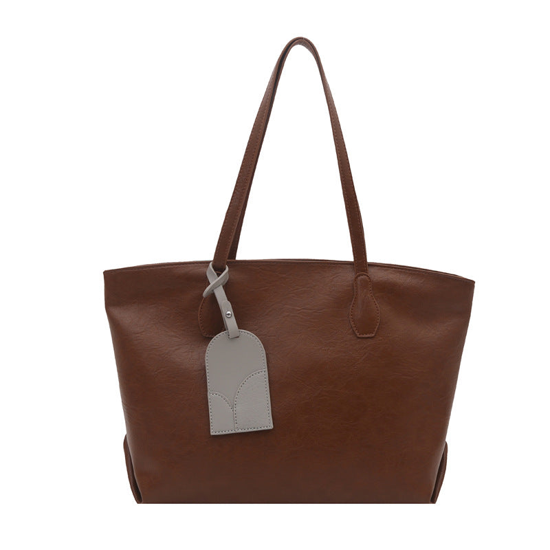 Elegant Faux Leather Tote Bag