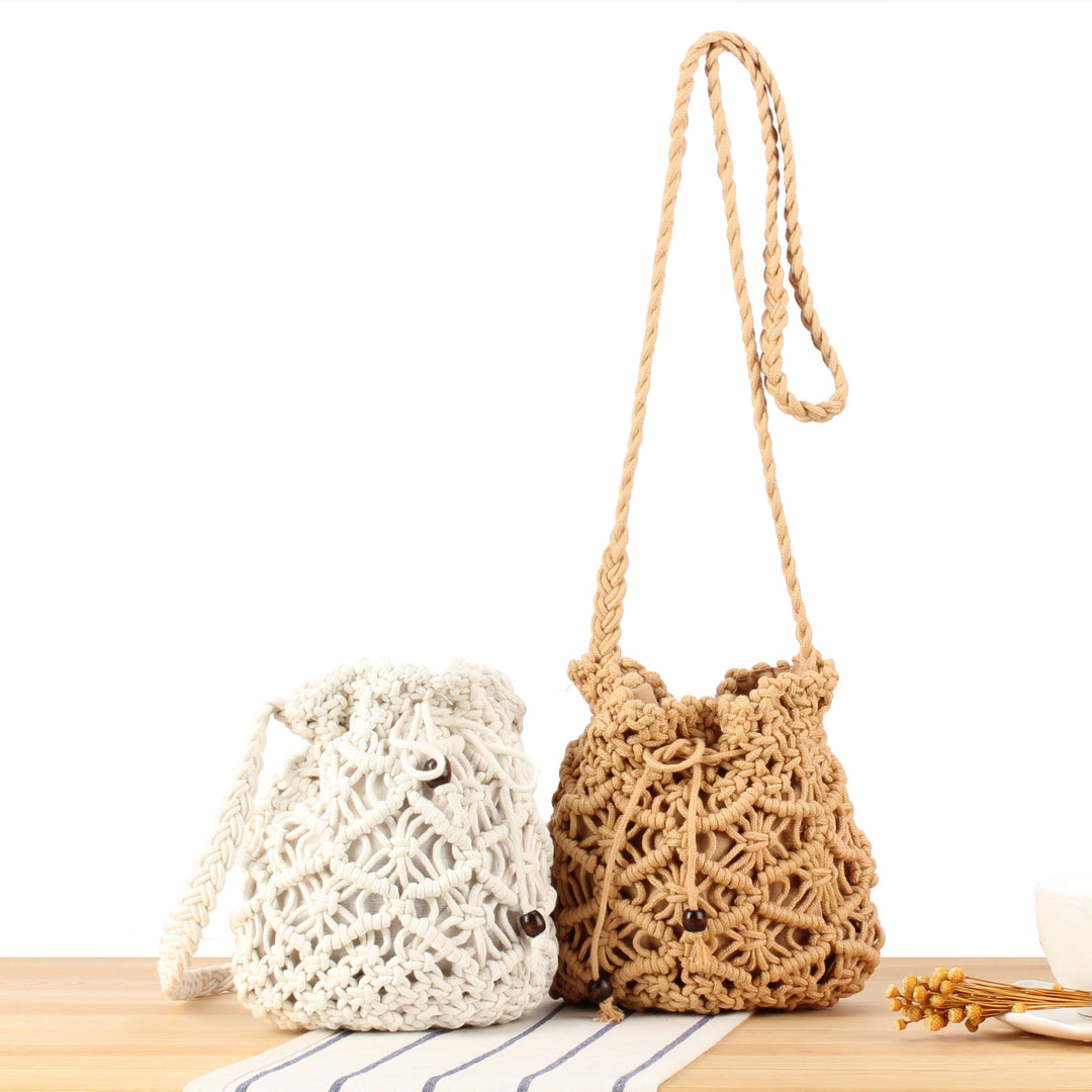 Handmade Macrame Shoulder Bag Bowlift