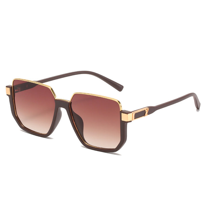Women modern square sunglasses with stylish frame Bowlift