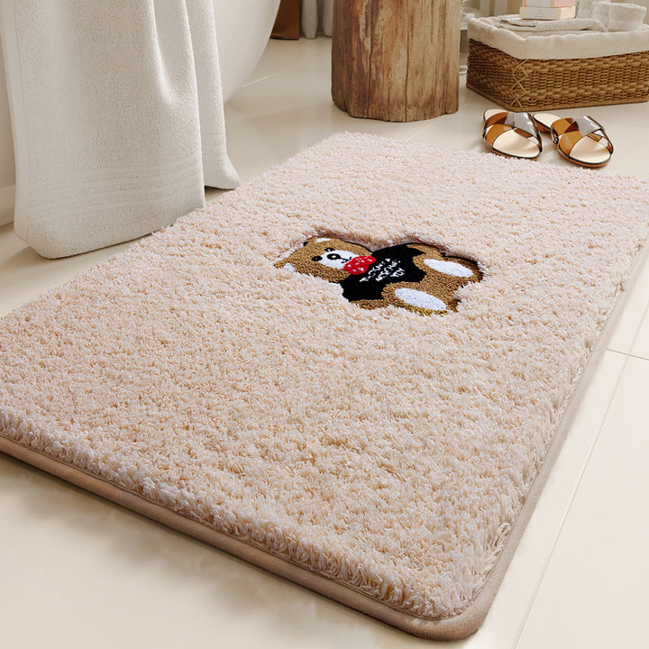 Cute Cartoon Bear Bath Mat Bowlift