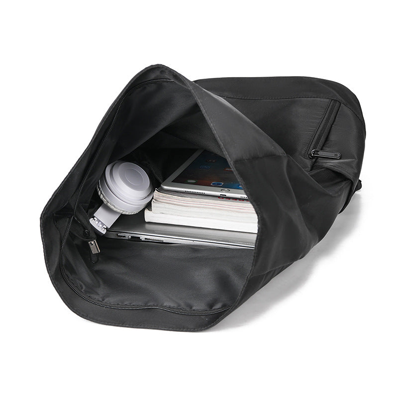 Urban Backpack with Modern Fold Closure and Versatile Compartments Bowlift