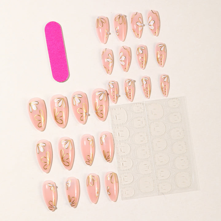 Floral-Inspired 3D Nail Art Extensions Bowlift