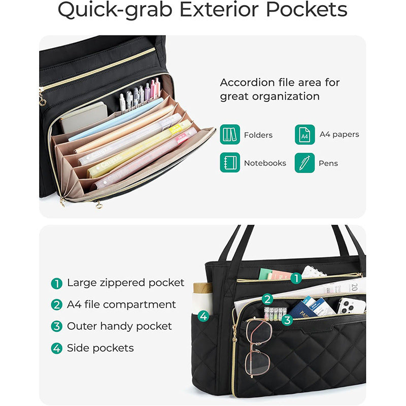 Multifunctional and Elegant Organizer Handbag Bowlift