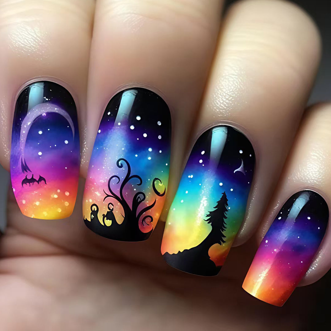 Glamorous nail design set Bowlift