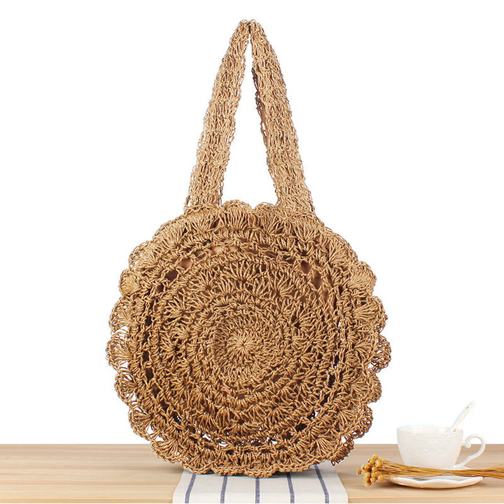 Handwoven bast bag Bowlift