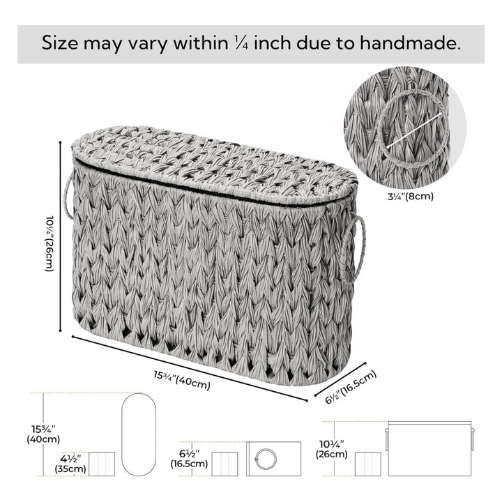 Handwoven Seagrass Storage Basket Bowlift