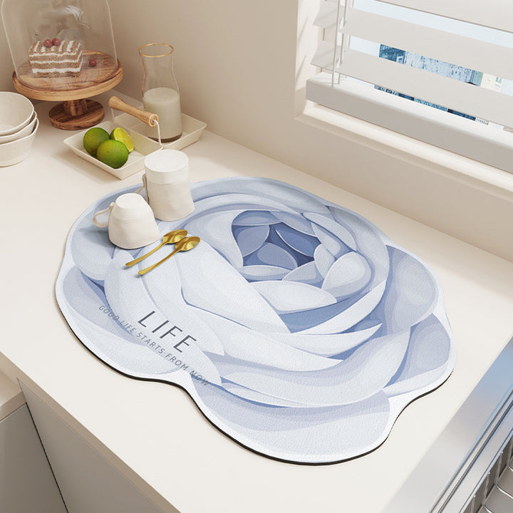 Cute Cloud Shaped Kitchen Counter Mat Bowlift