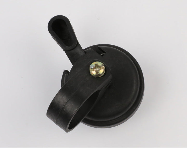 vintage pull style bicycle bell with universal handlebar clamp and tactile lever Bowlift