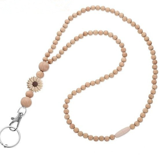Decorative Beaded Keychain Lanyard Bowlift