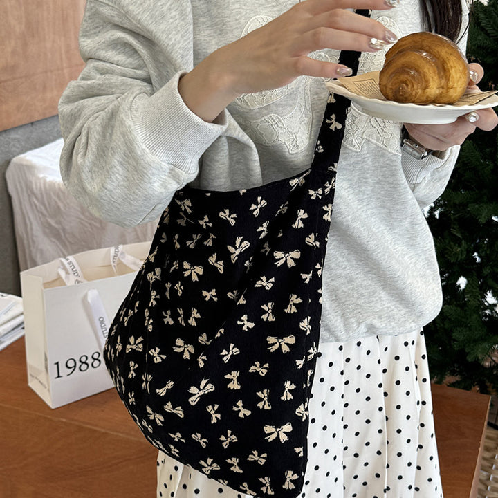 Floral-Printed Sling Bag Bowlift