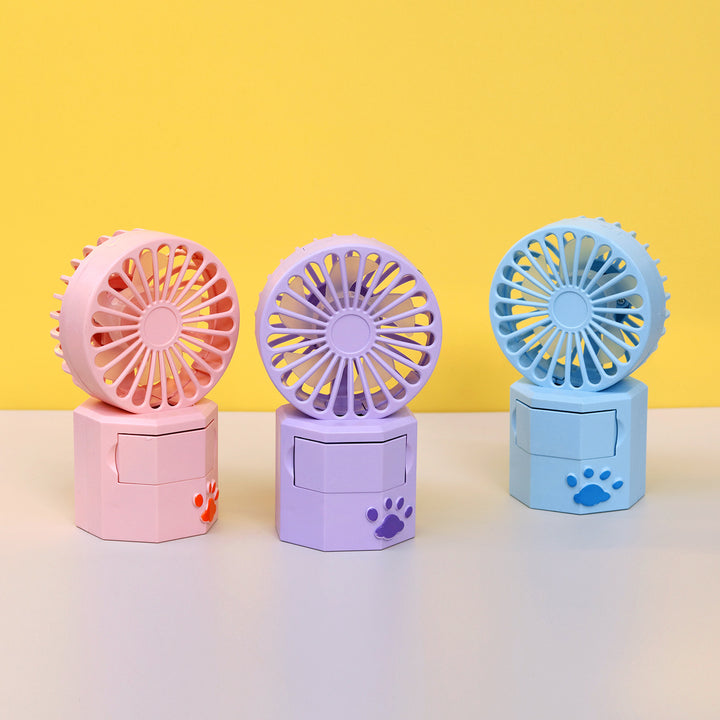 Unisex Portable Mini Fan with Animal Ears and USB Connection Bowlift