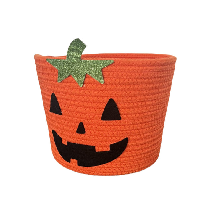 Women's Decorative Storage Basket in Pumpkin Design Bowlift