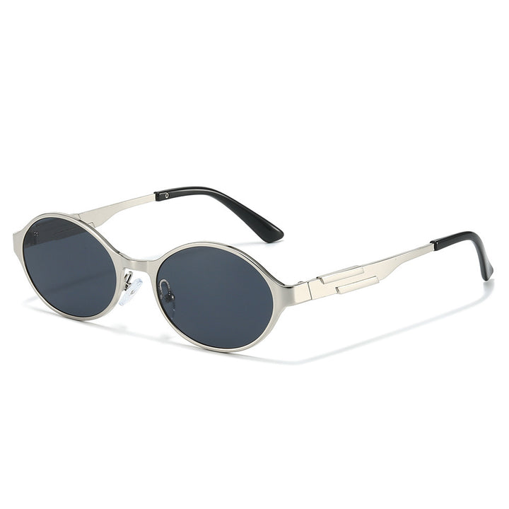 Unique Oval Frame Sunglasses Bowlift