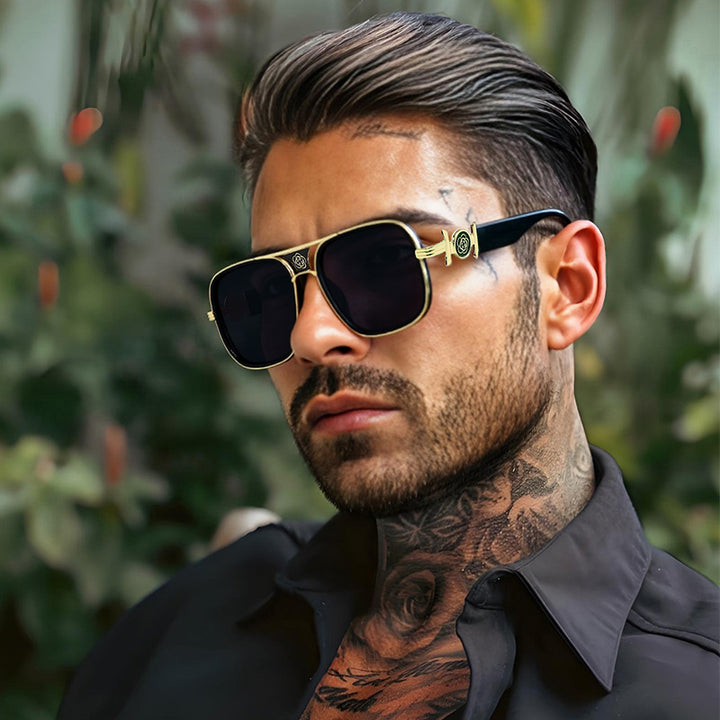 Men's Luxurious Square Frame Sunglasses Bowlift