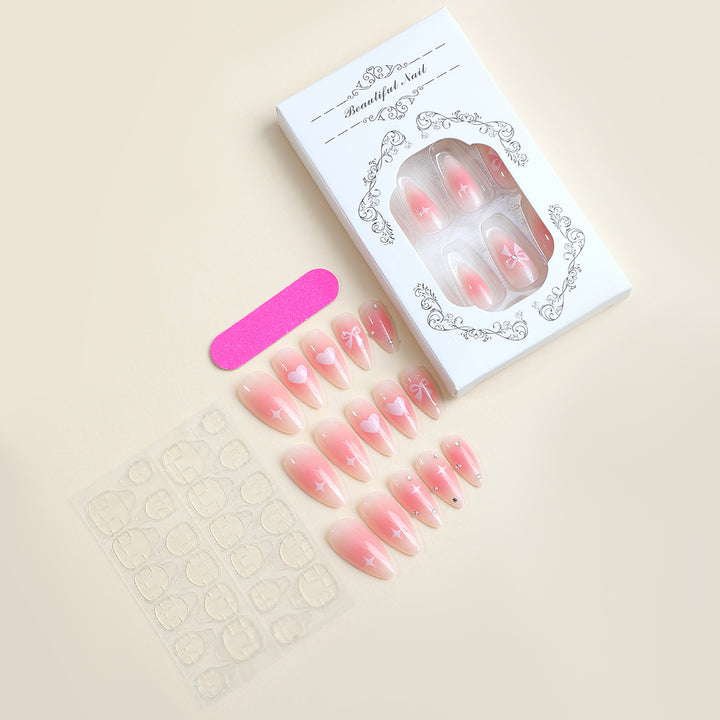 Decorative Theme Press-On Nail Set Bowlift