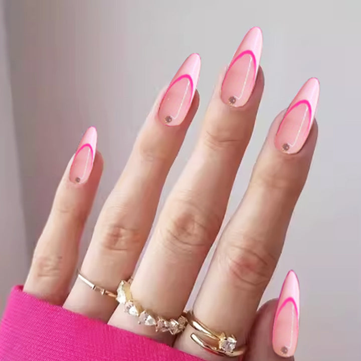 Artistic Stiletto Nail Art Extensions Bowlift