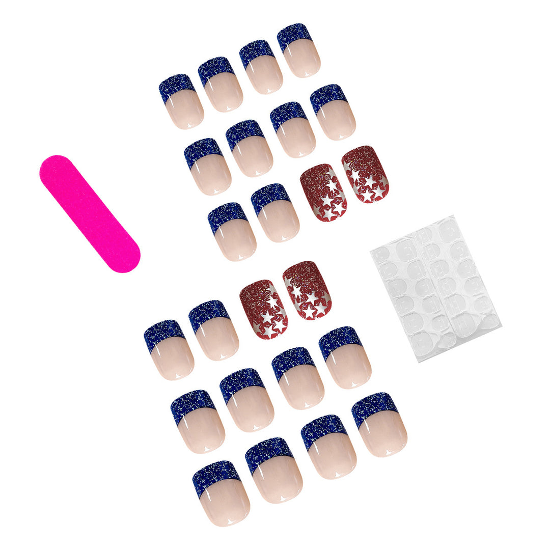 Glittering Nail Art Bowlift