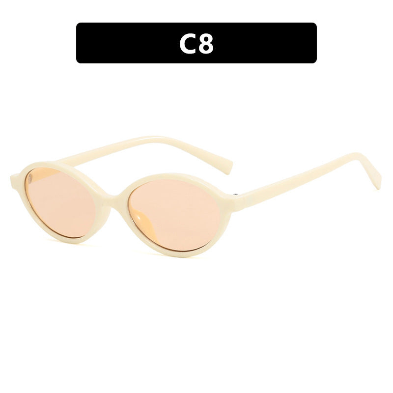 Ladies fashionable sunglasses with unique oval design Bowlift