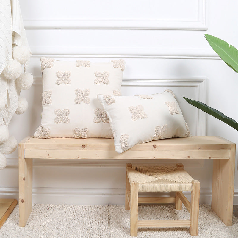 Rectangular decorative lumbar pillow cover Bowlift