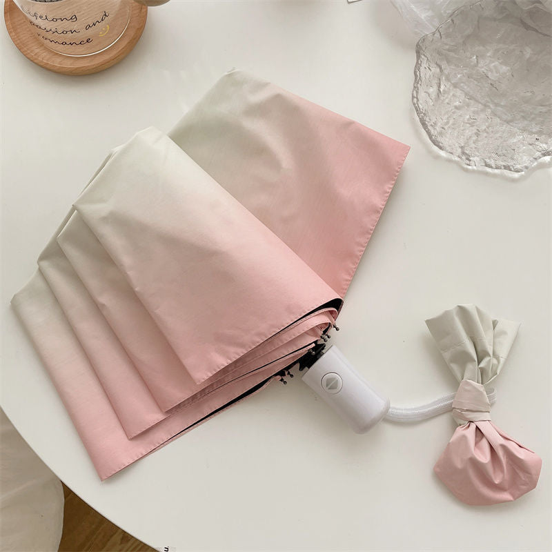 Women's Foldable Umbrella with User-Friendly Opening Mechanism Bowlift