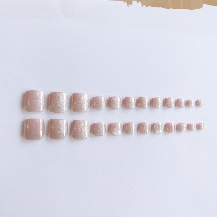 Artificial nails with glossy accents Bowlift