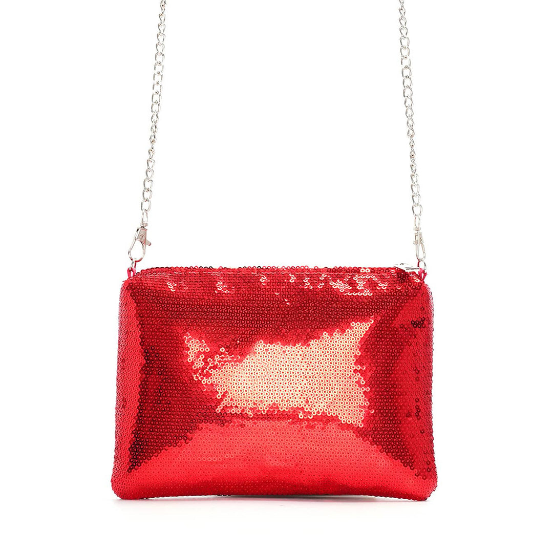 Elegant Clutch with Glitter Details Bowlift