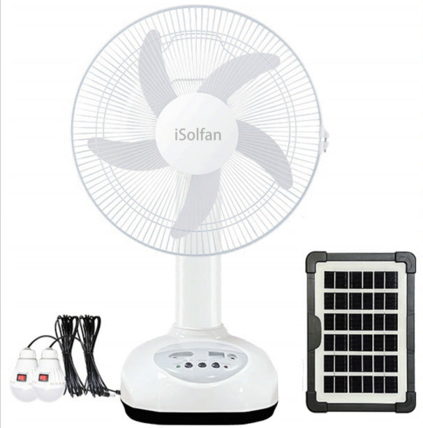 Women's portable solar standing fan with USB connection and smart control Bowlift