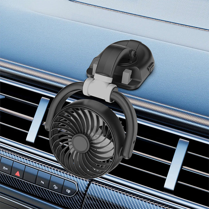 Compact Car Air Vent Cooling Fan Bowlift