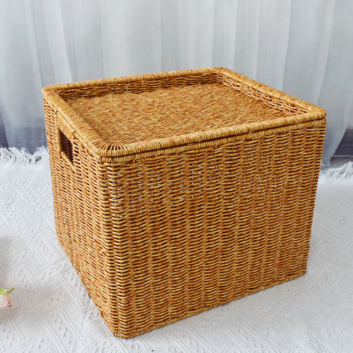 Stylish Woven Storage Chest Bowlift