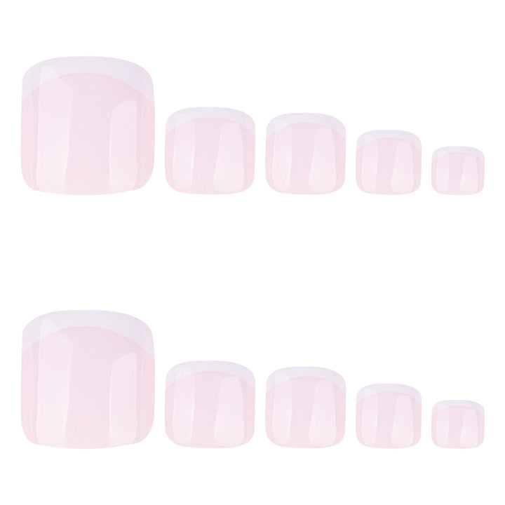 Elegant and Easy-to-Care-for Toenail Art Bowlift