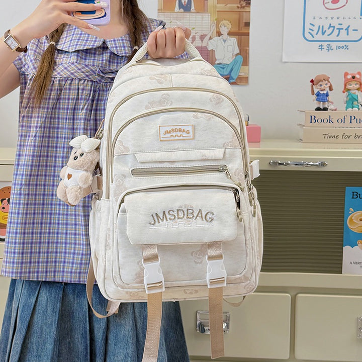Multi-Functional Printed Backpack Bowlift